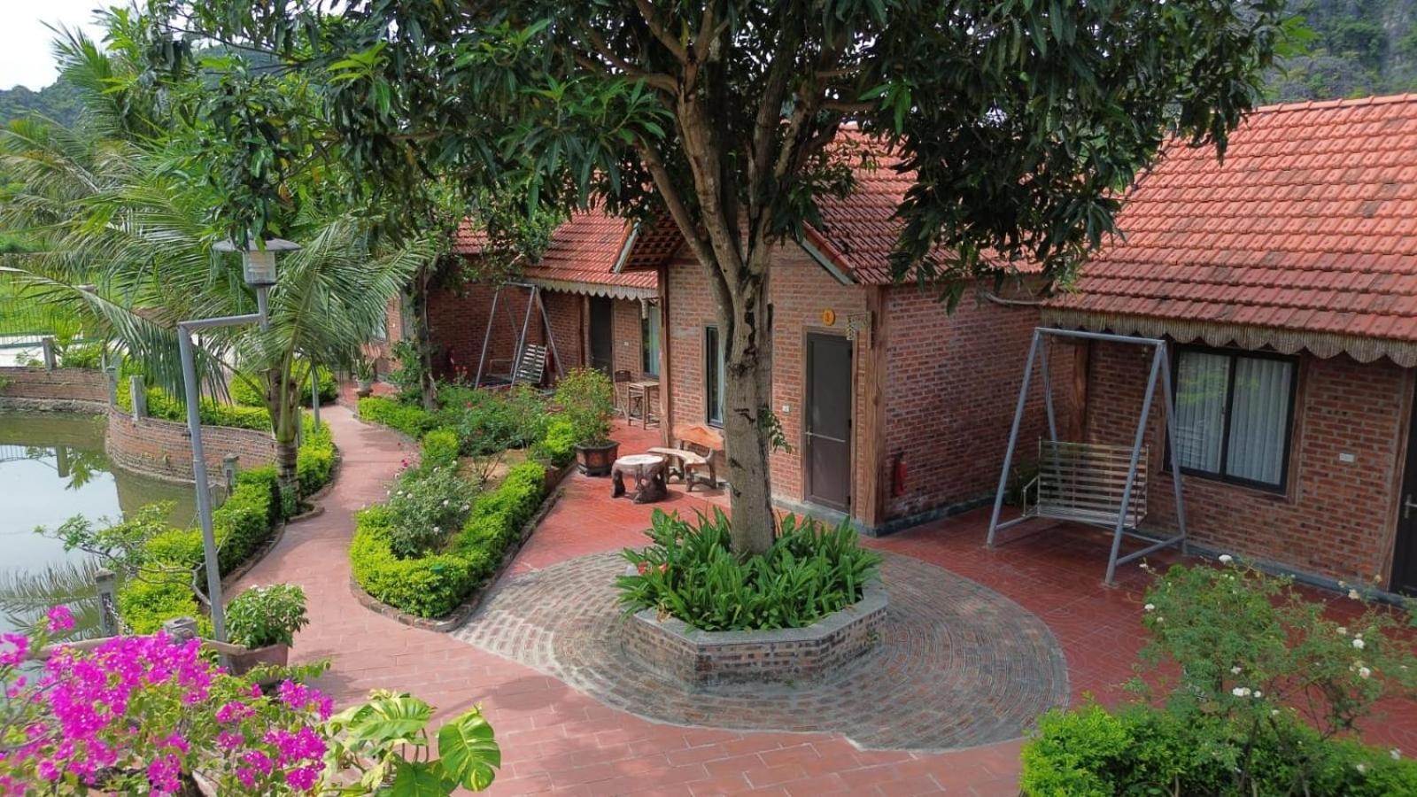 Tam Coc Green Garden Bungalow 닌빈 외부 사진