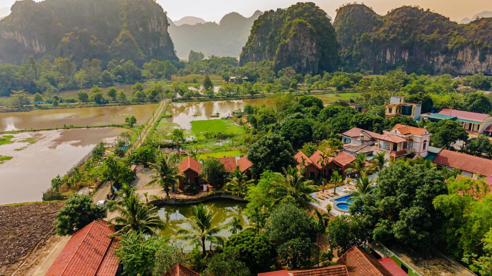 Tam Coc Green Garden Bungalow 닌빈 외부 사진