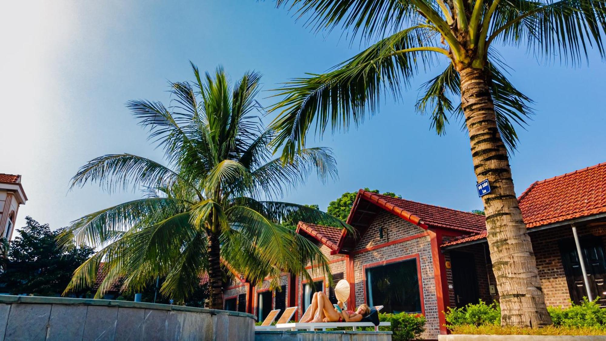 Tam Coc Green Garden Bungalow 닌빈 외부 사진
