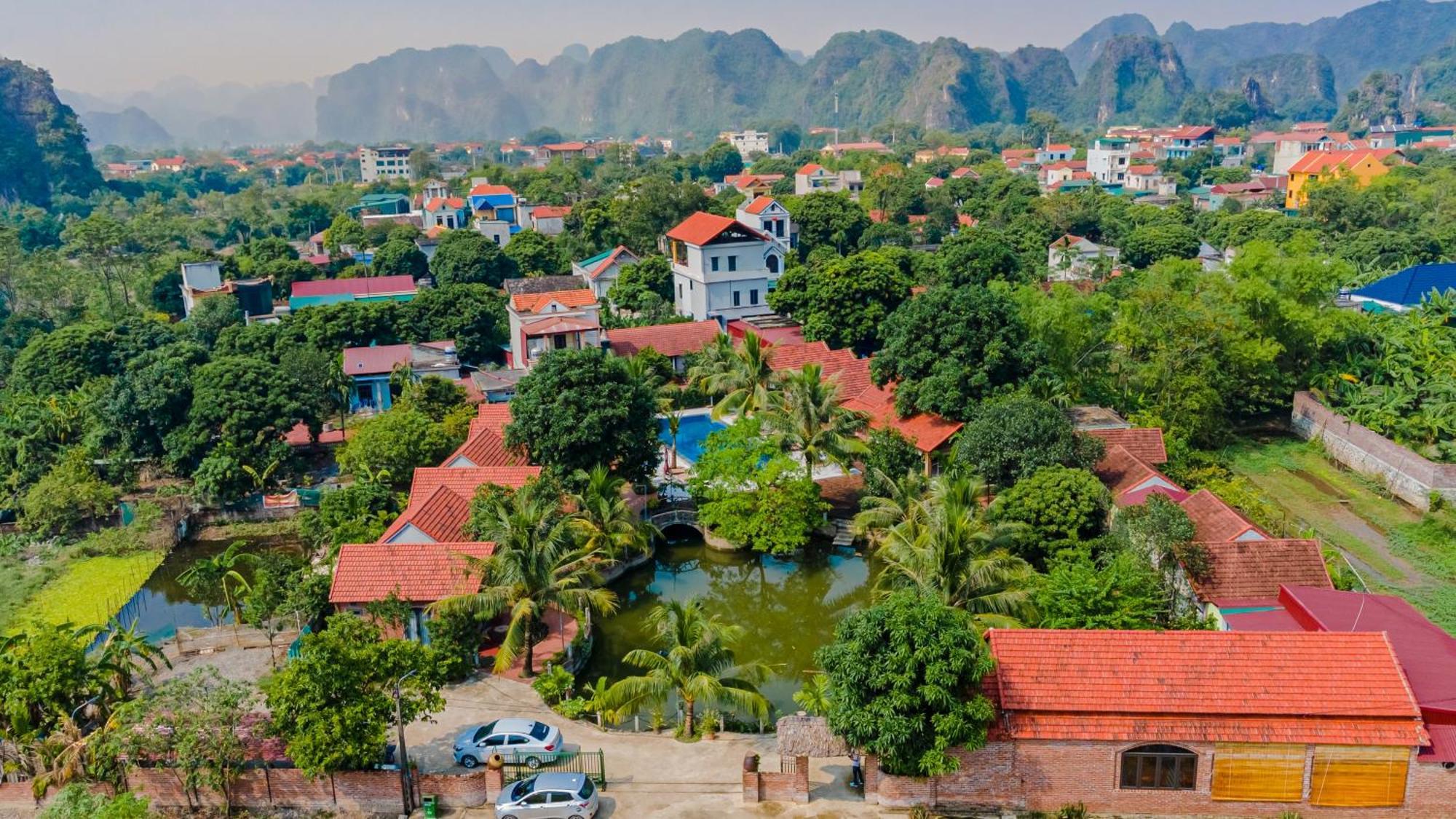 Tam Coc Green Garden Bungalow 닌빈 외부 사진