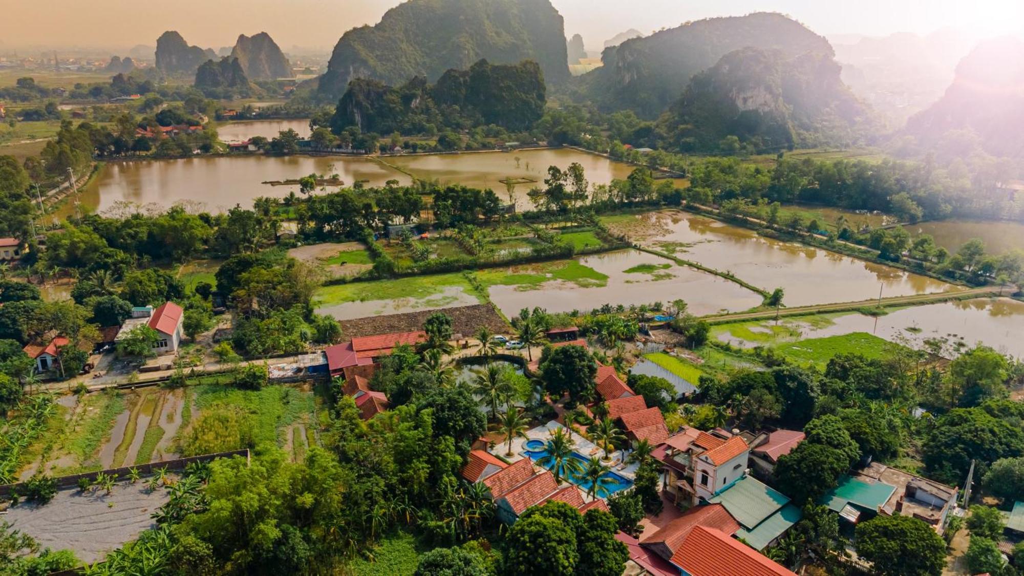 Tam Coc Green Garden Bungalow 닌빈 외부 사진